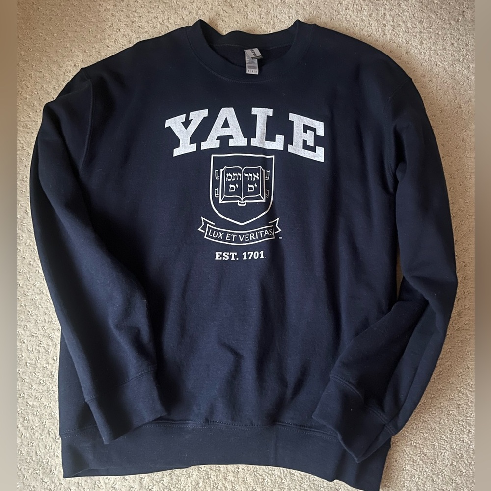 Blue Yale crewneck